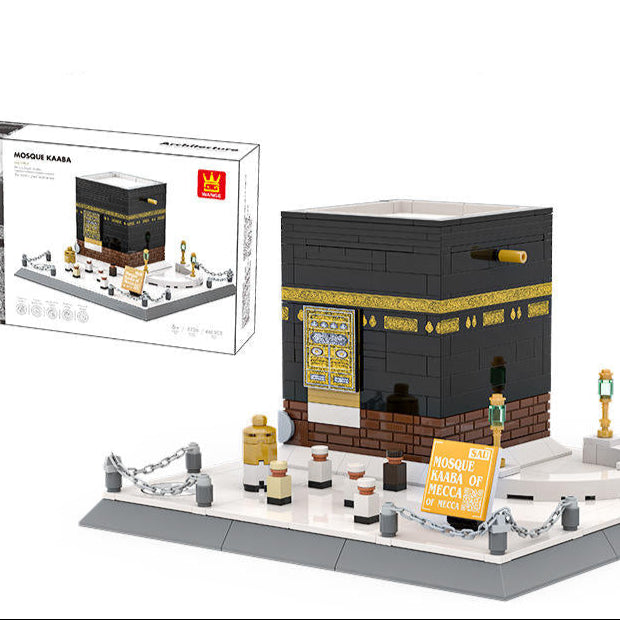 Mosque Kaaba Architecture Building Blocks Set – 446 Pieces Educational Toy