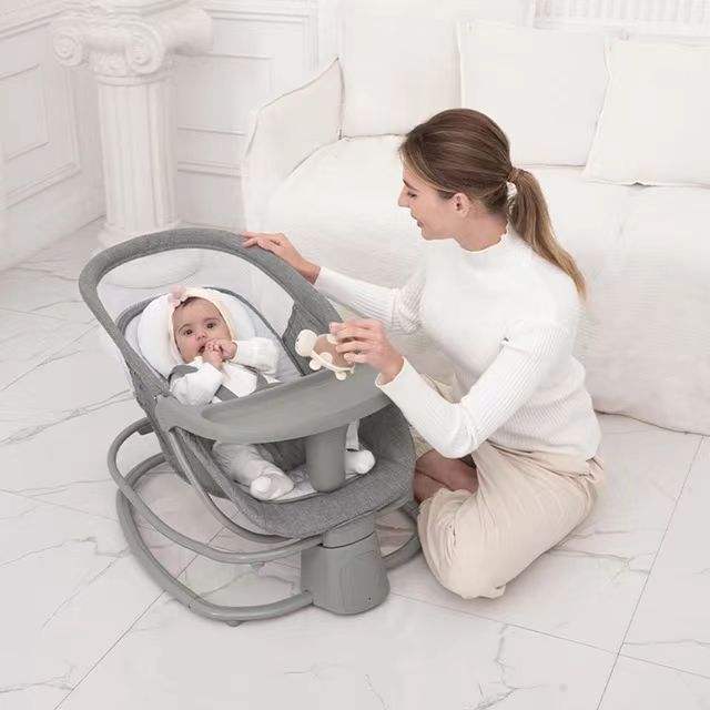 4-in-1 Baby Rocker, Bouncer, Recliner & Sleeper – Complete Comfort & Care for Newborns