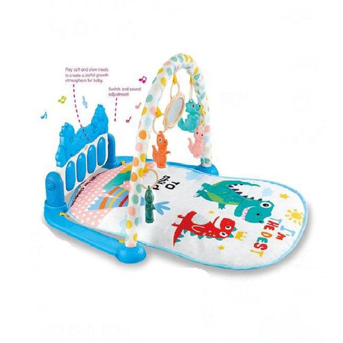 Baby Play  with Music, Hanging Toys, and Colorful Dinosaur Design for Infant Development