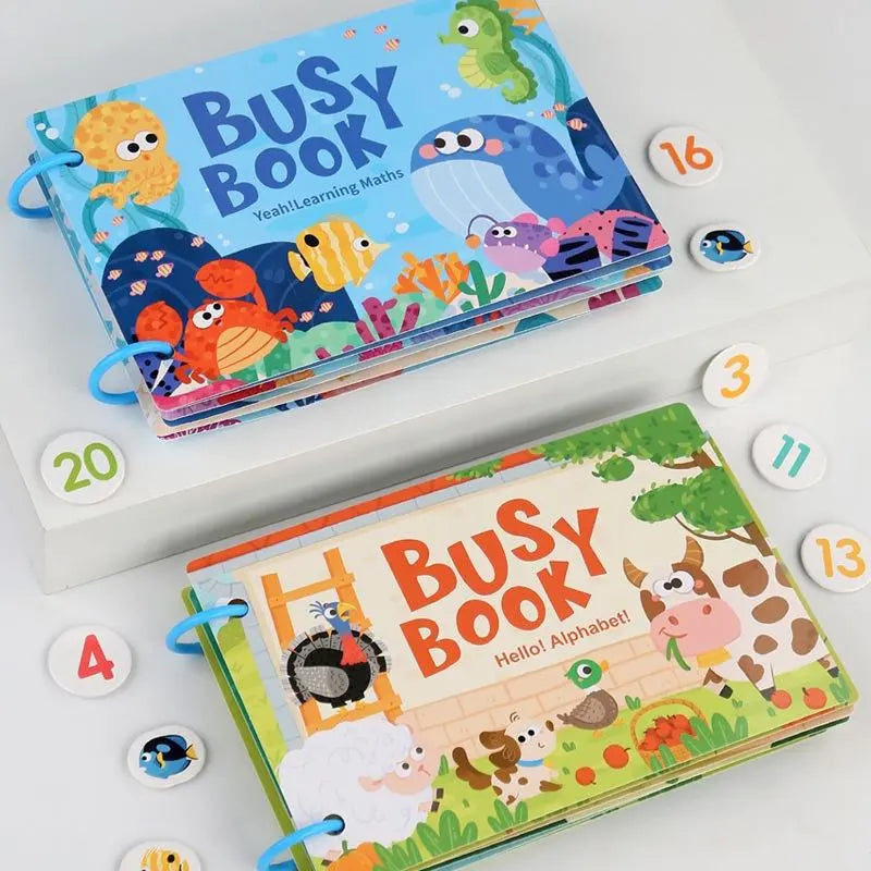 Animals Busy Book – Early Learning Activity Book