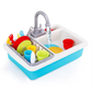 Wash Basin Kitchen Sink Toy With Accessories For Kids