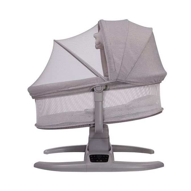 Multi-Motion Baby Cradle – 4-in-1 Electric Rocker with Mosquito Net