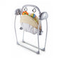 Electric Baby Swing with Remote Control – Soft Padded Seat & Hanging Toys | Music & Timer Function