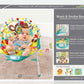 Colorful  Baby Bouncer with Toy Bar – Soft & Secure