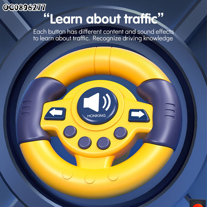 Mario Adventure Racing Toy Car – Little Hero Driving Game with Steering Wheel (3+ Years)