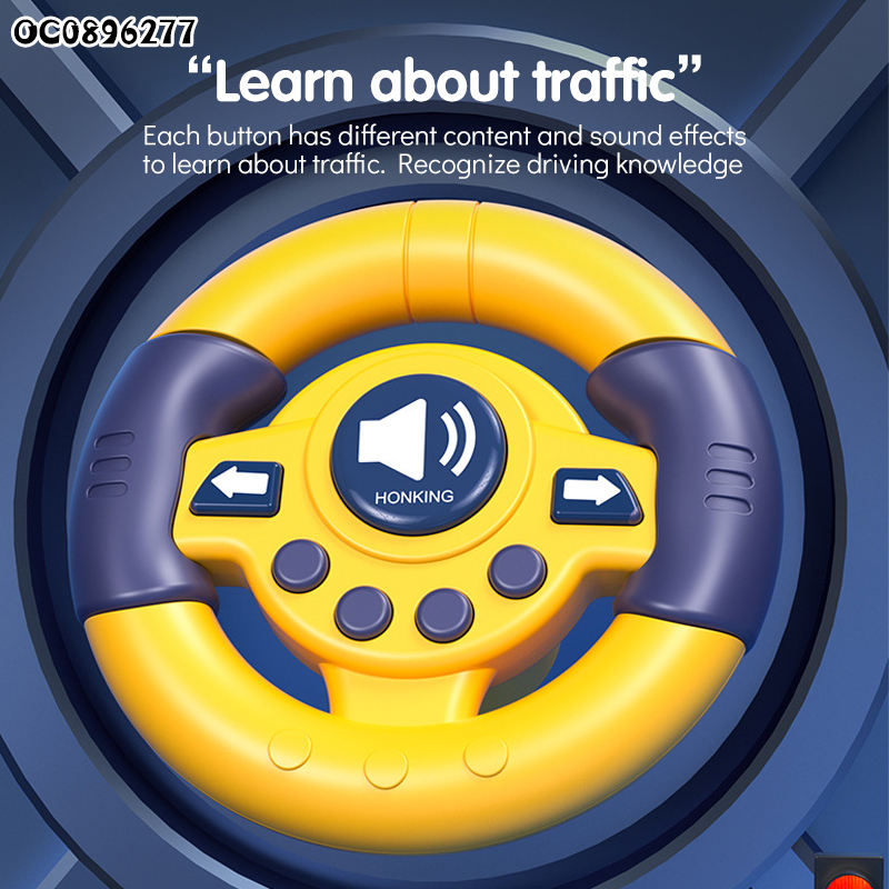 Mario Adventure Racing Toy Car – Little Hero Driving Game with Steering Wheel (3+ Years)