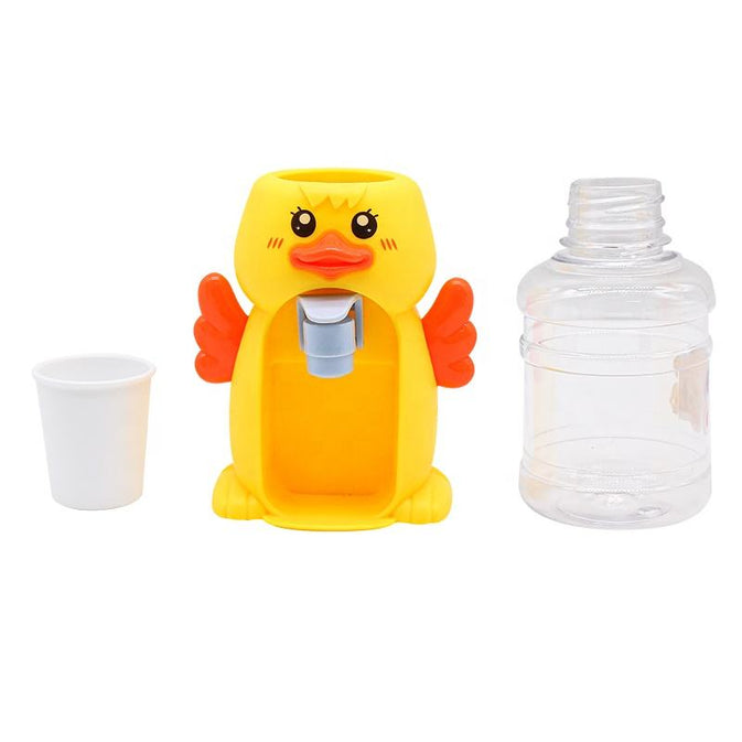 Cute Duck Water Dispenser Toy for Kids – Mini Drinking Fountain with Cup (Ages 3+)