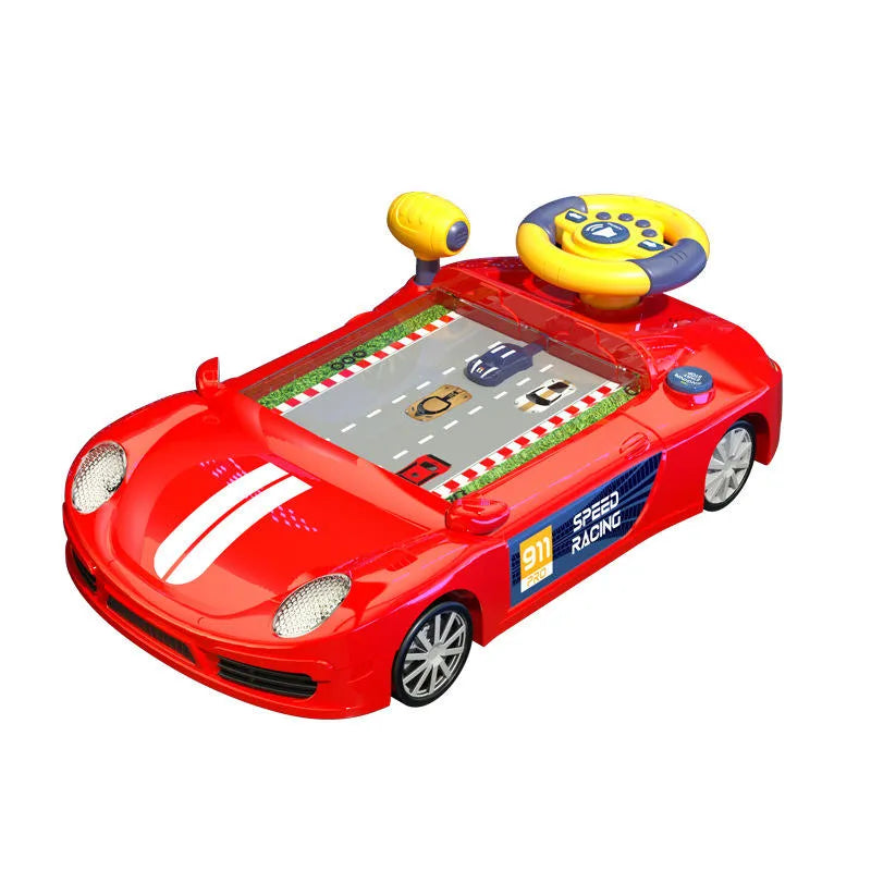 Mario Adventure Racing Toy Car – Little Hero Driving Game with Steering Wheel (3+ Years)