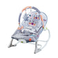 Baby Bouncer Rocker Chair – With Soothing Vibrations, Toy Bar & Safety Belt