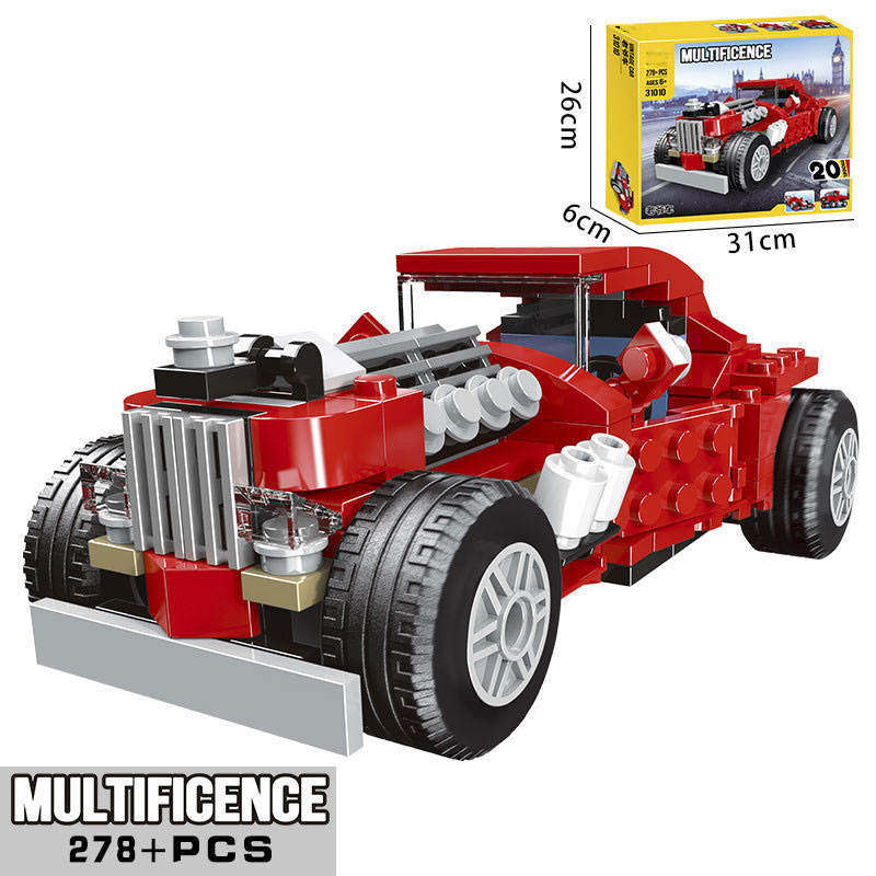 Car Building Block Set – 278 PCS Classic Model Kit for Kids & Collectors