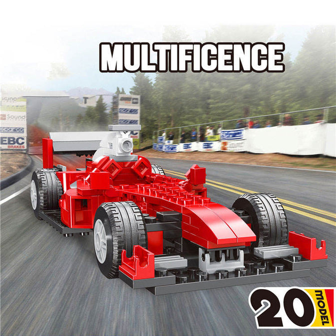 Car Building Block Set – 278 PCS Classic Model Kit for Kids & Collectors