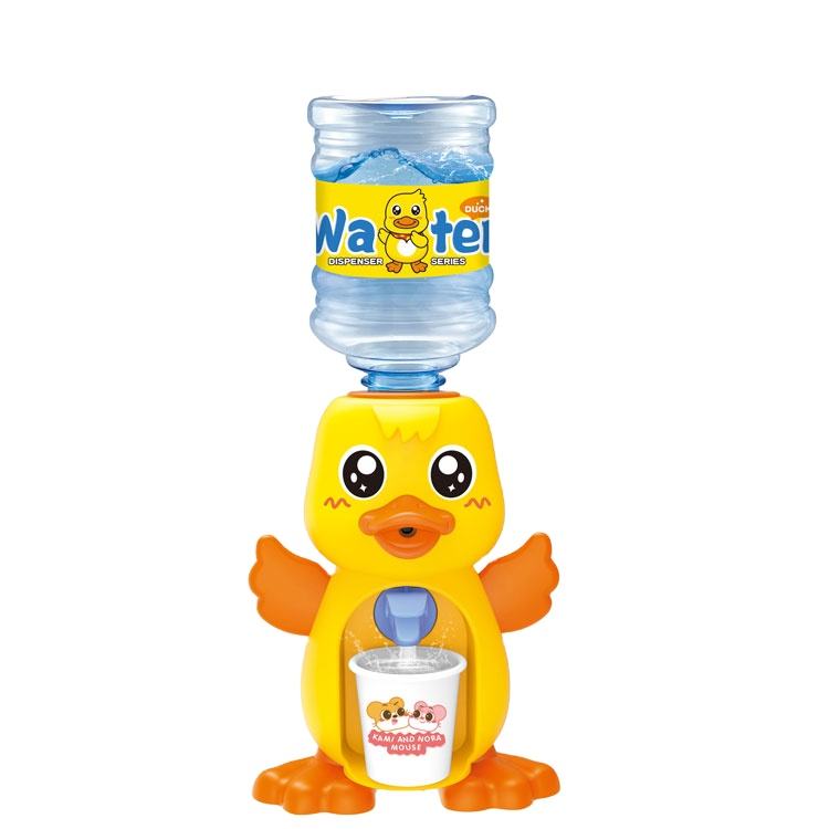 Cute Duck Water Dispenser Toy for Kids – Mini Drinking Fountain with Cup (Ages 3+)