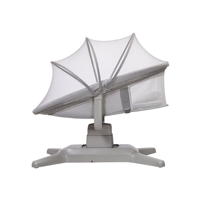 Electric Baby Swing Rocker with Mosquito Net & Remote – 5-Speed Auto Cradle for Newborns