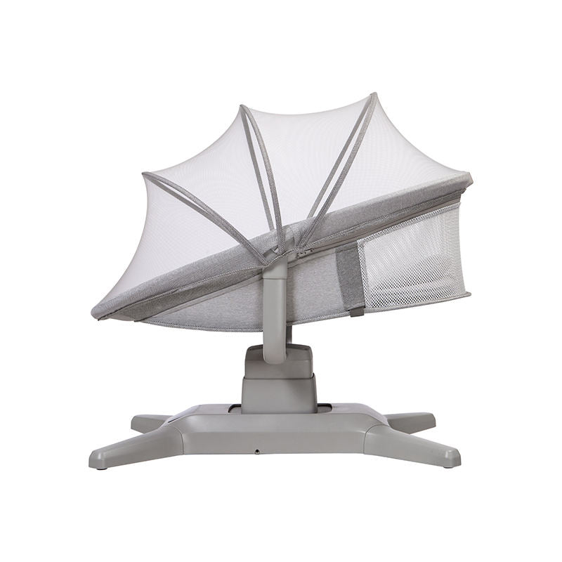 Electric Baby Swing Rocker with Mosquito Net & Remote – 5-Speed Auto Cradle for Newborns