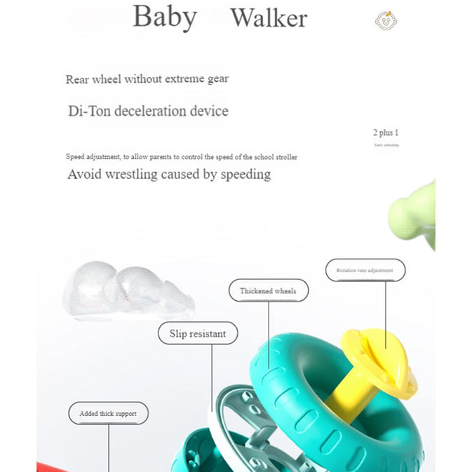 Interactive Baby Walker with Music, Lights, and Fun Buttons