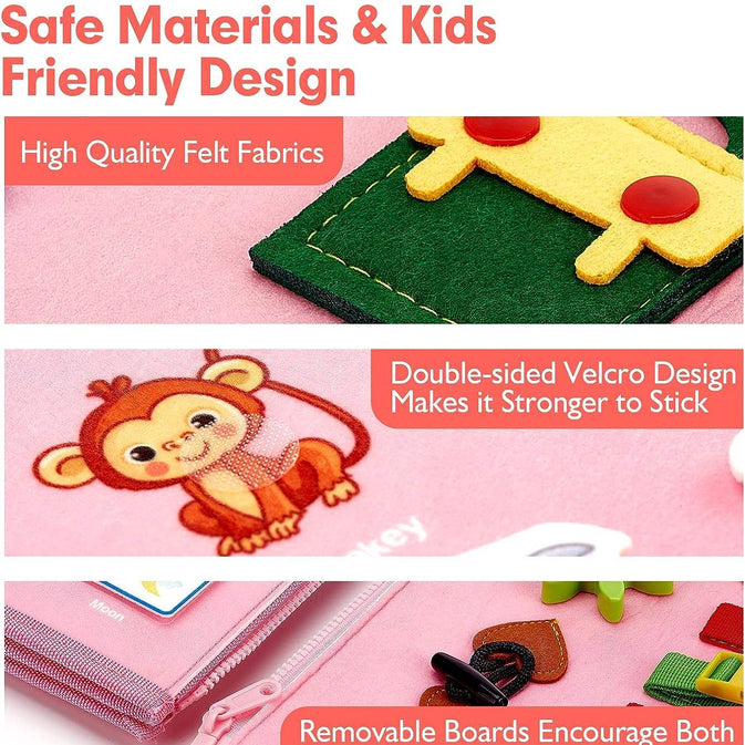 Busy Book - Activity for Kids (8 Pages)/ (10Pages)