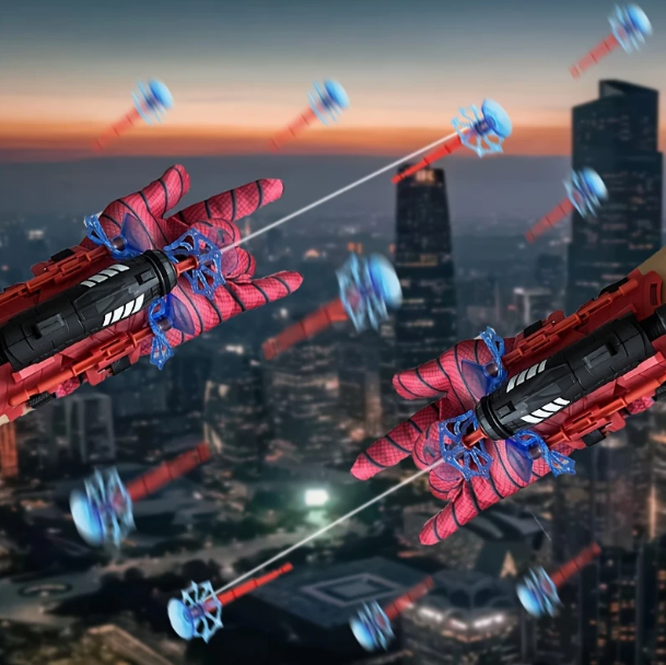 Spider Hero Wrist Launcher Toy Glove & Shooter Set