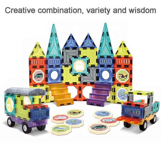 Magic Magnetic Blocks 100Pcs Toy For Kids (Square Shape)