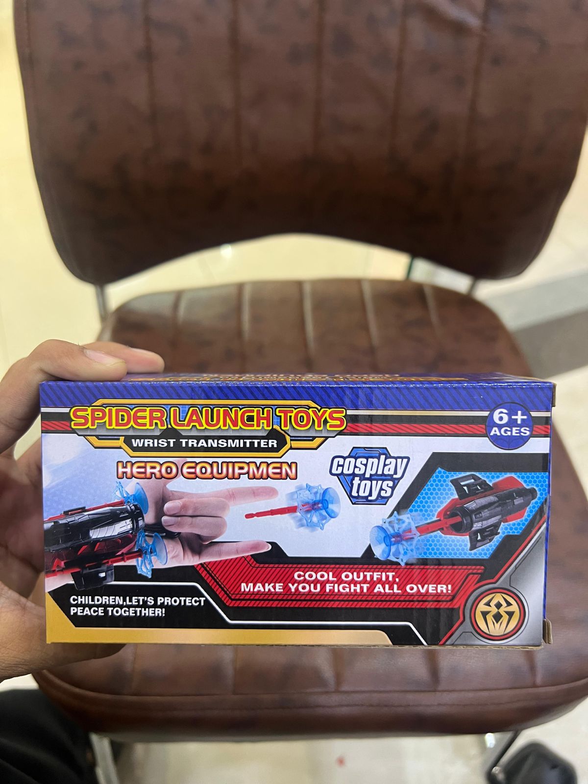 Spider Hero Wrist Launcher Toy Glove & Shooter Set