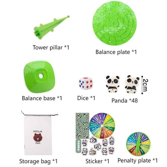 Balanced Panda Game 48 Pcs Balancing Challenge
