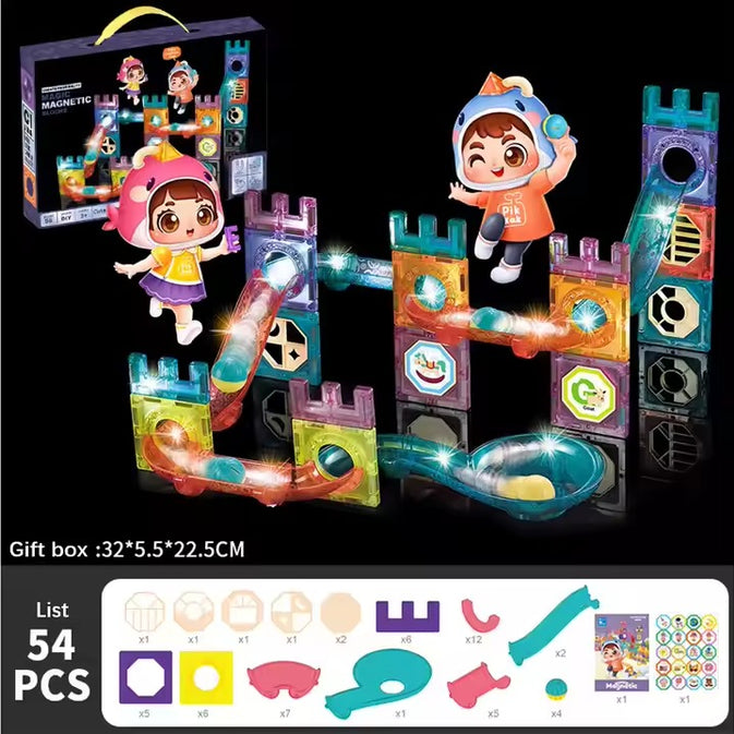 Magic Magnetic Box For Kids 56 pcs (square shape)