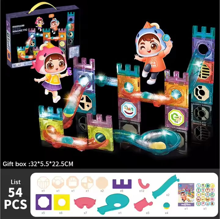 Magic Magnetic Box For Kids 56 pcs (square shape)