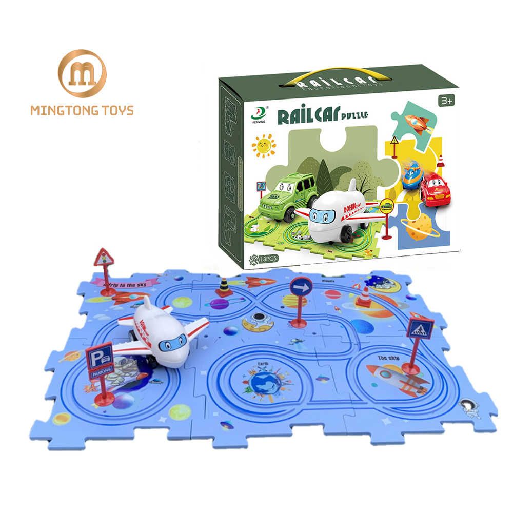 Rail Car Puzzle 25 Pcs Fun Learning Set