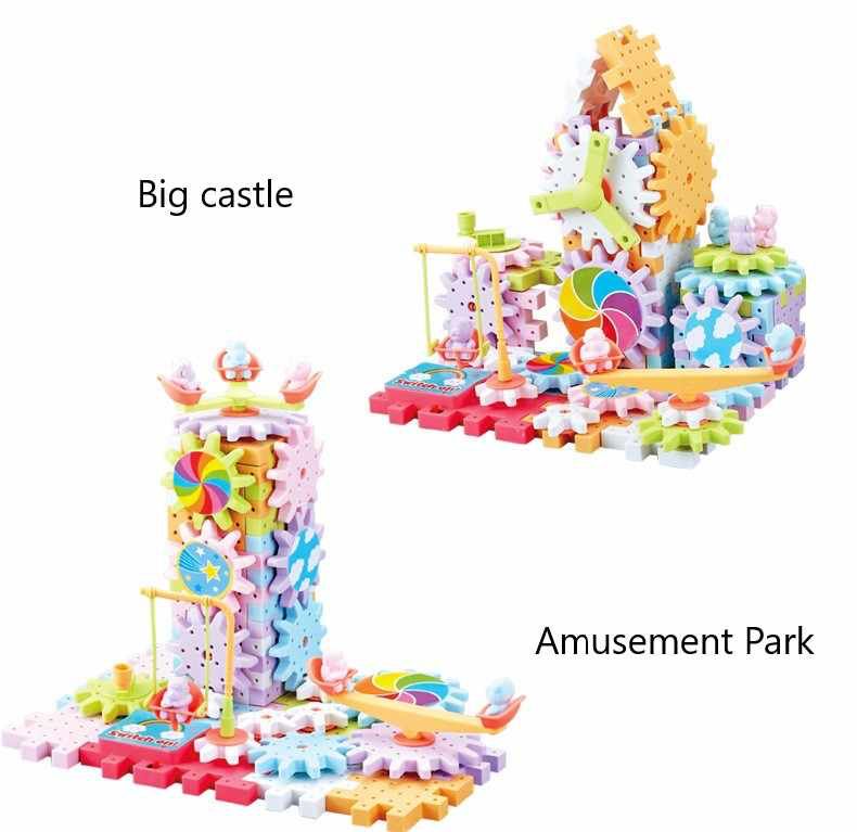 Magical Gear Blocks 83 Pcs STEM Set (Magic Plate Electric)