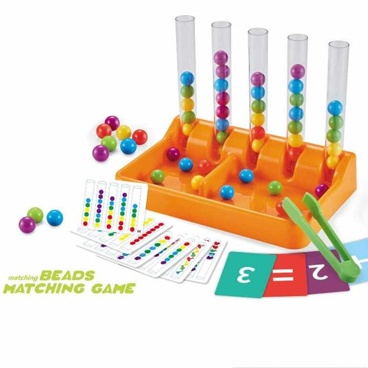 Beads Matching & Stacking Game Educational Skill Toy