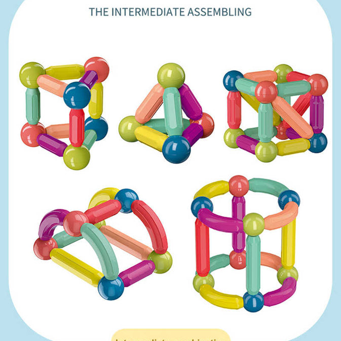 Magnet Stick & Link 64 Pcs Building Set