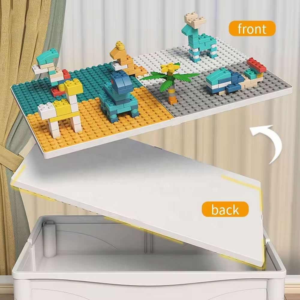 MultiFunction Building Block Table with Chair  6-in-1 with 104Pcs