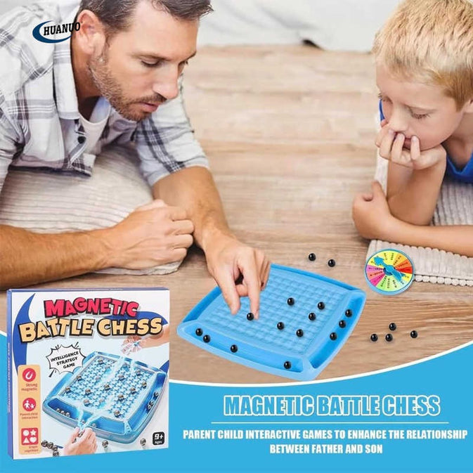 Magnetic Chess Dual Game set (Thunder Puzzle Chess Set)