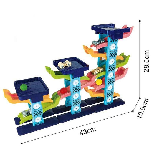 DIY Rolling Track Tower 56 Pcs Assembly Set