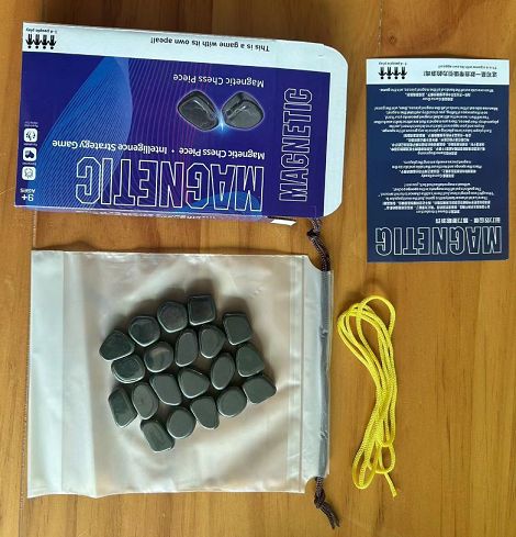 Magnetic Stone Game Set Strategy Toy (Chess Game for Kids and Adults)