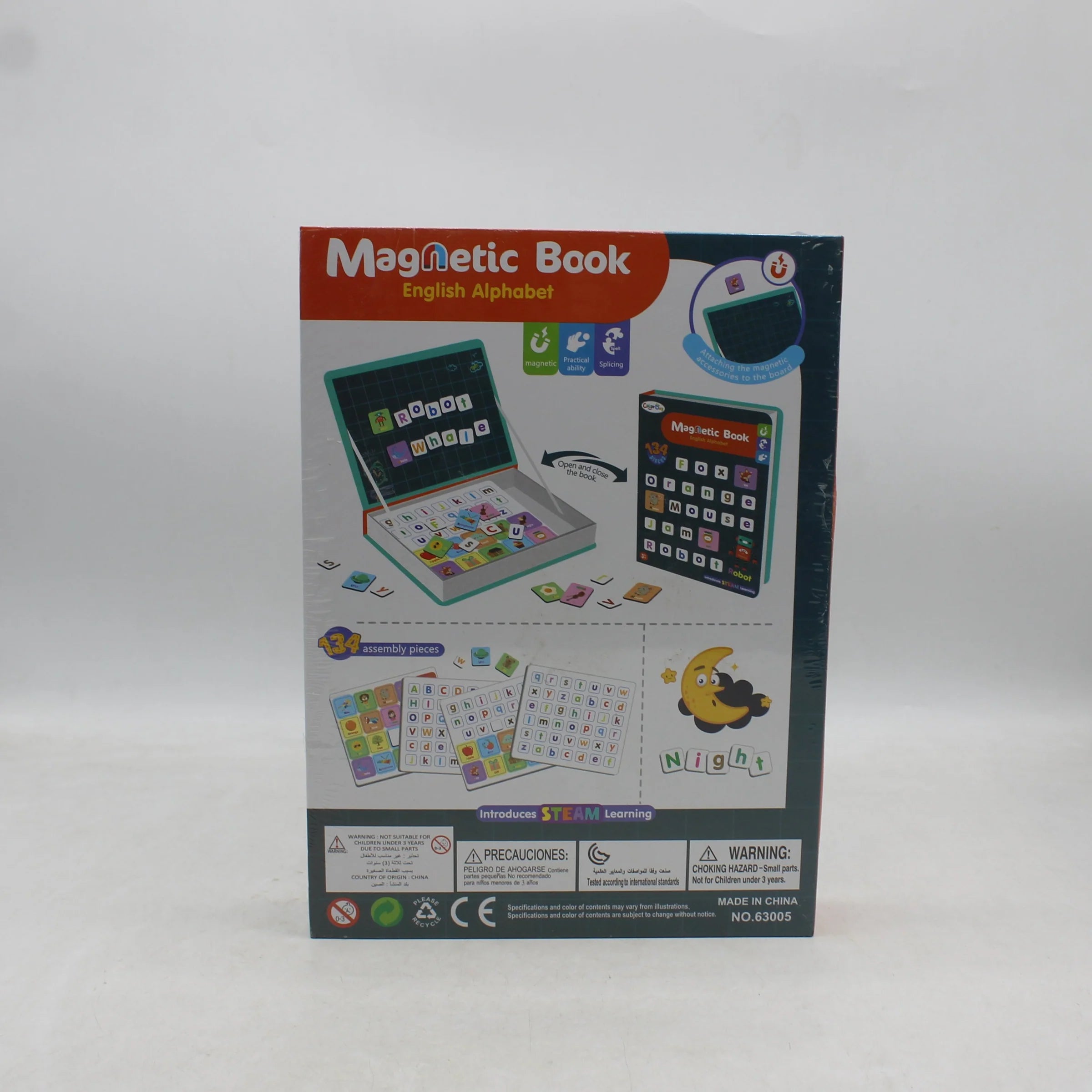 Magnetic Book | Piece Magnetic Puzzle Toy for Kids | Alphabets & Unicorn