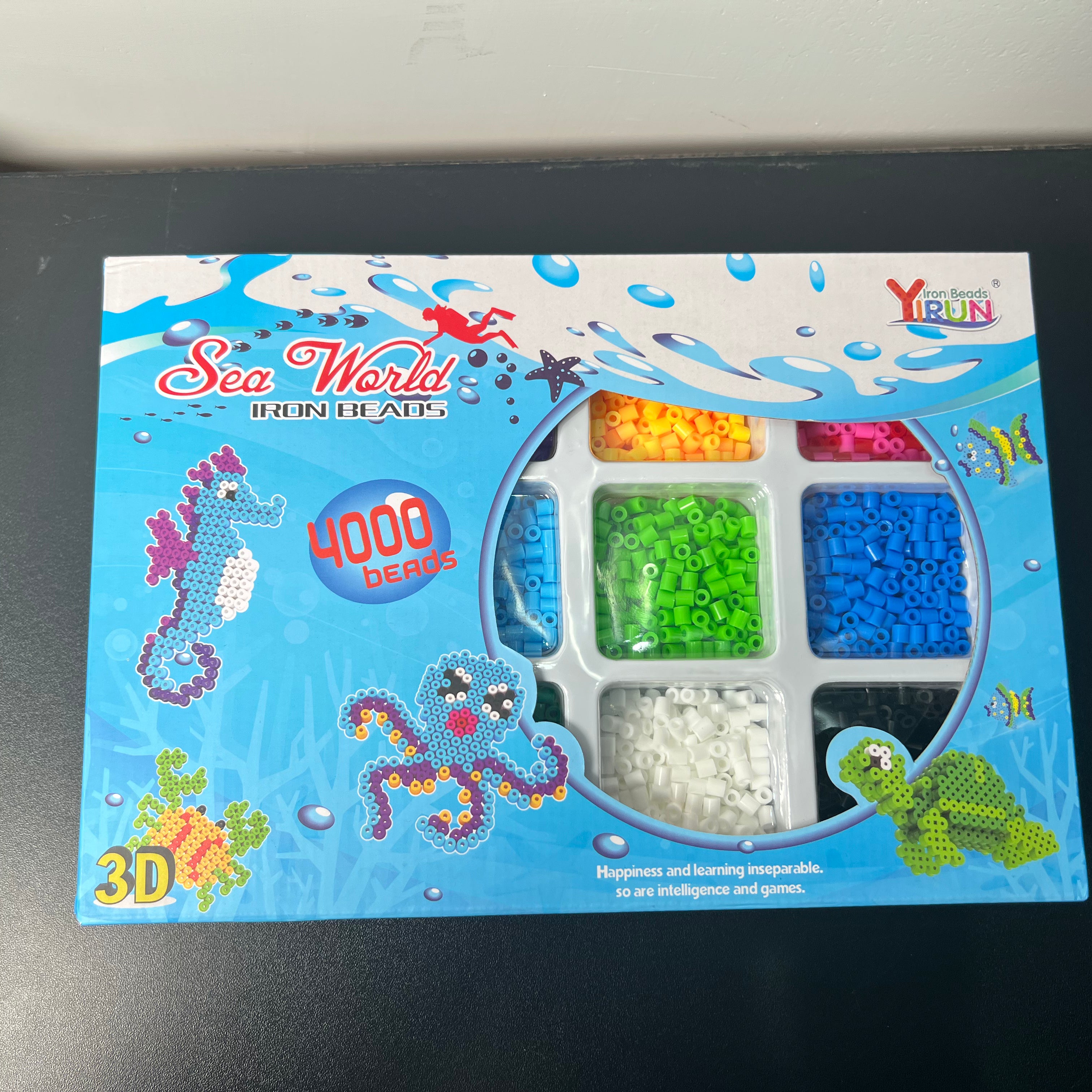 Sea World 4000 Iron Beads Set Underwater 3D Thermal Mosaic