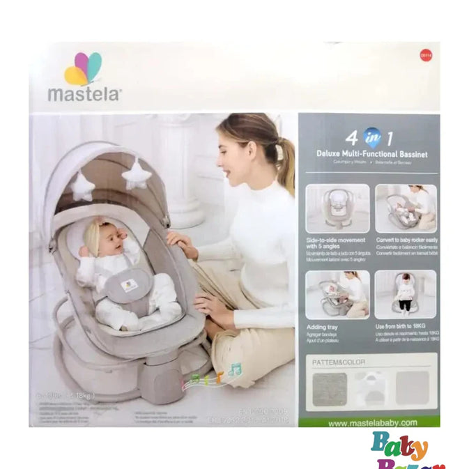 4-in-1 Baby Rocker, Bouncer, Recliner & Sleeper – Complete Comfort & Care for Newborns