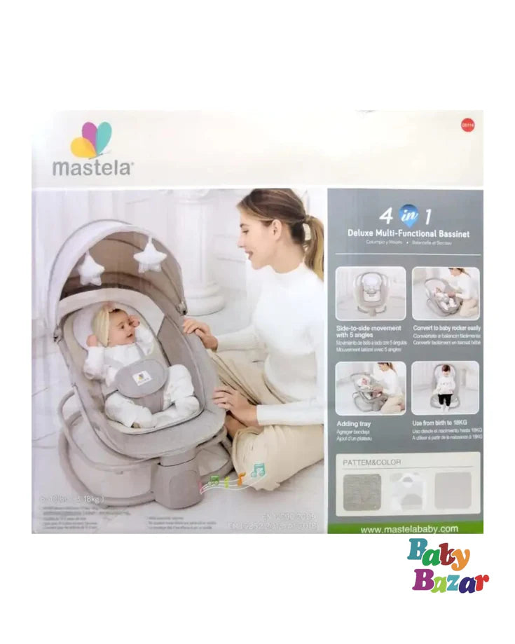 4-in-1 Baby Rocker, Bouncer, Recliner & Sleeper – Complete Comfort & Care for Newborns