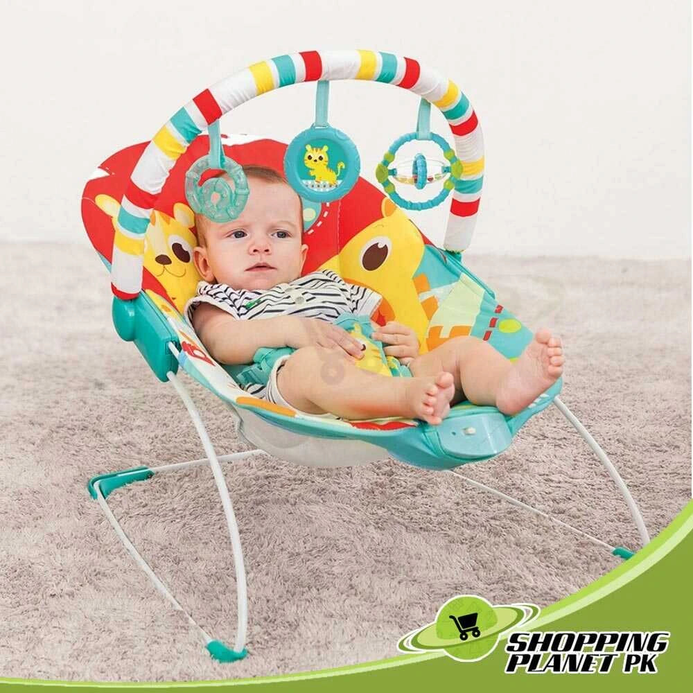 Lovely Baby Bouncer Rocker – Baby Seat, Adjustable Toy Bar