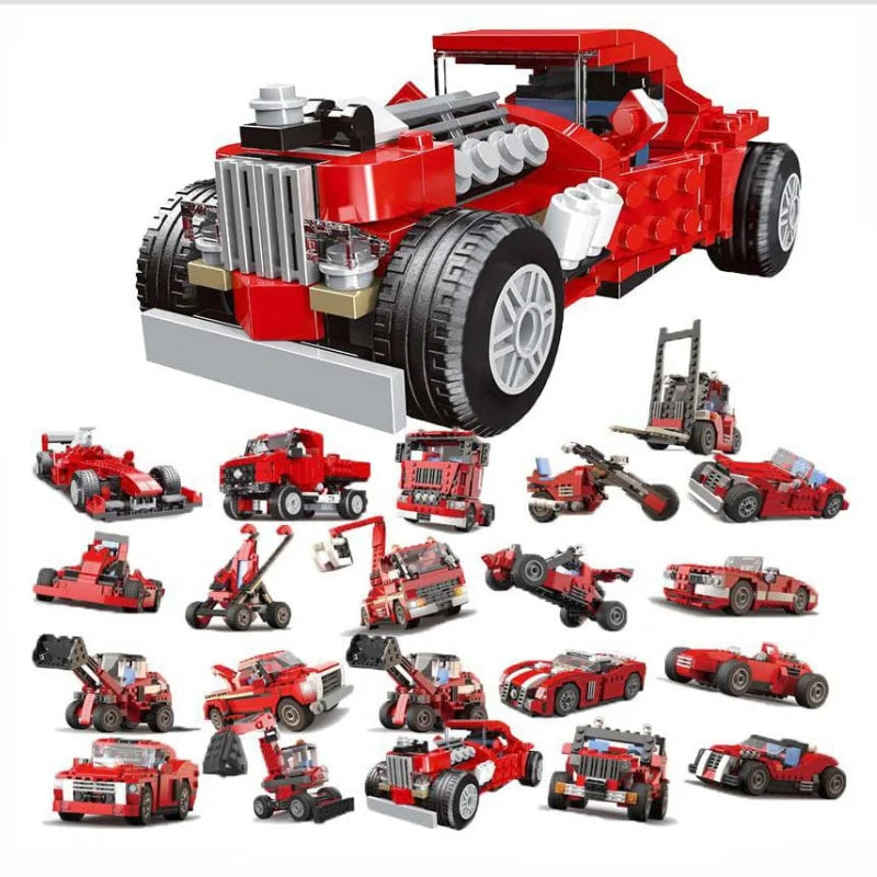 Car Building Block Set – 278 PCS Classic Model Kit for Kids & Collectors