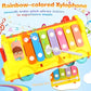 Montessori Activity School Bus – Shape Sorter, Music & Xylophone Toy for 1–3 Yrs