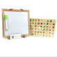Double-Sided Magnetic Drawing Board – Chalkboard & Whiteboard