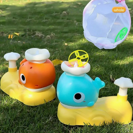 Whale Flying Disc Launcher Toy – Catch & Launch Game Set for Kids