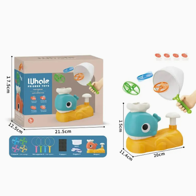 Whale Ring Catching Game – Catch & Launch Game Set for Kids