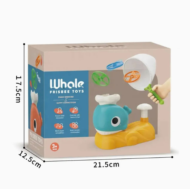 Whale Ring Catching Game – Catch & Launch Game Set for Kids