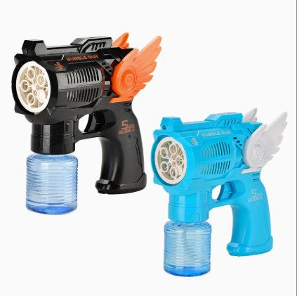 Wing Blaster Bubble Gun – 5-Hole High-Speed Bubble Maker for Kids