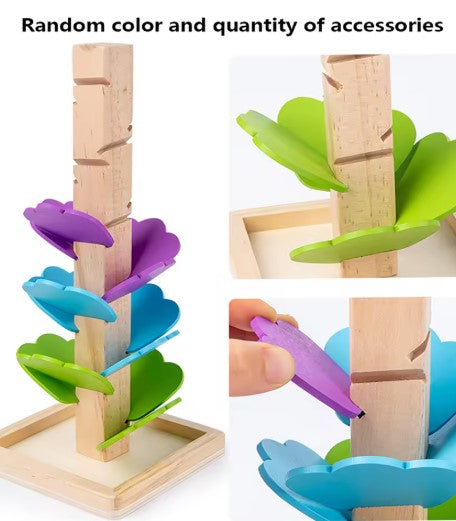 Colorful Rolling Ball Tree Ball Toy (Wooden)
