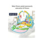 Children’s Pedal Piano Gym Mat – Baby Play Mat with Hanging Toys and Musical Keyboard