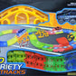 Tracks Flexible Racing Track Set with LED Light-Up Car 168 pcs – (Ages 3+)