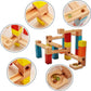 Stitching Ball Track Toys – Wooden Marble Run Toy Set for Kids